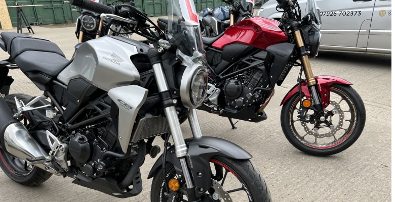 Advanced motorbike training